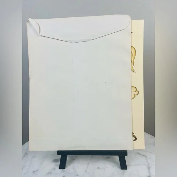 Vintage 1961 Fernanda Design Pennsylvania Dutch Fraktur Birth Certificate – Folk - Picture 4 of 7